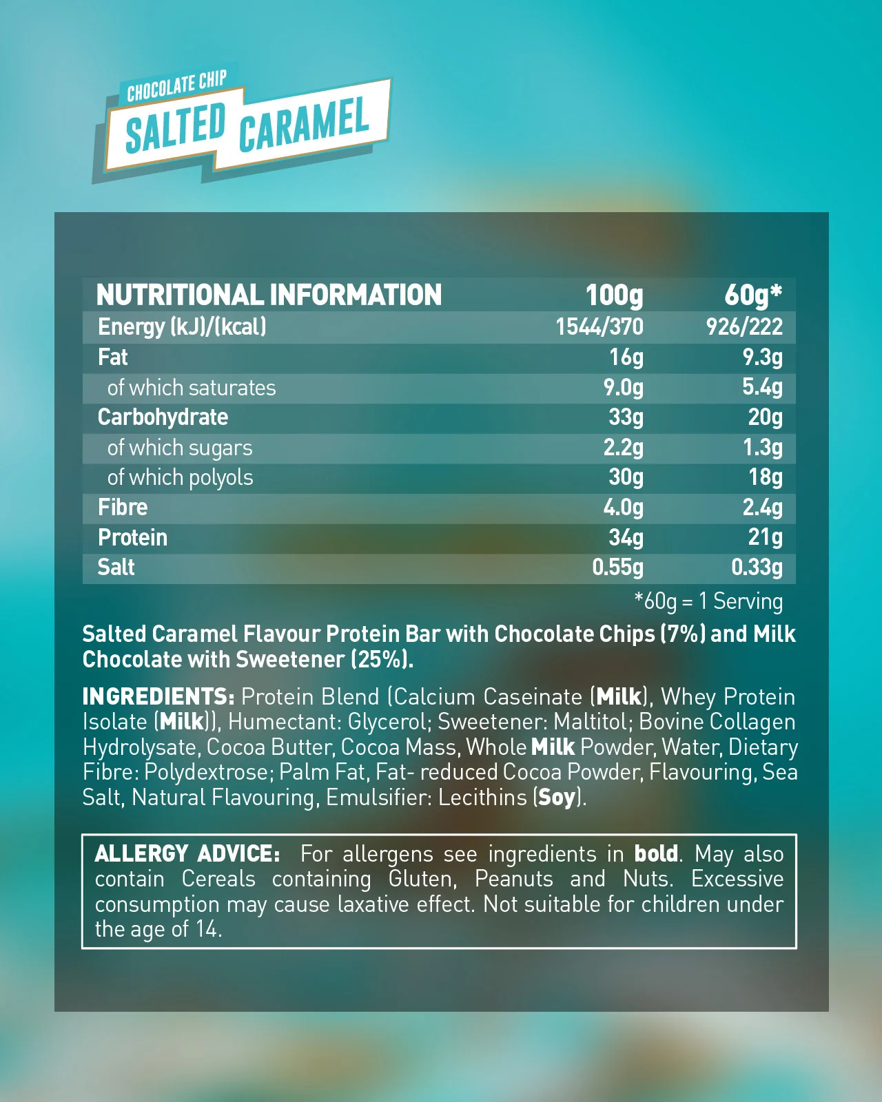Chocolate Chip Salted Caramel Protein Bar - Image 8